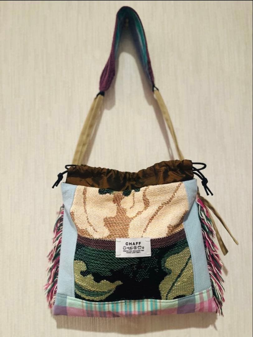 CHAFF 巾着ショルダーバッグ