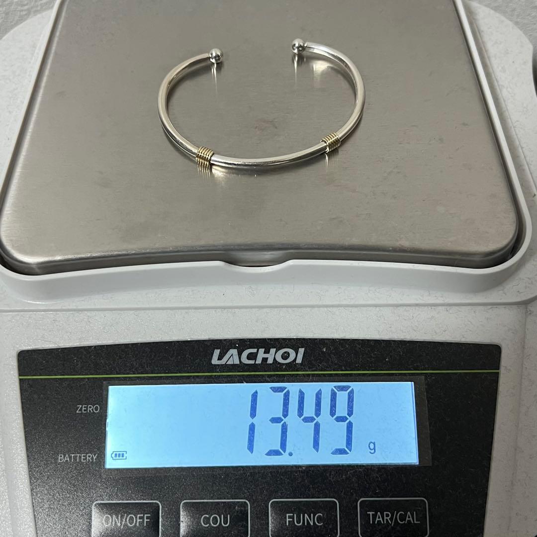 ティファニー TIFFANY バンドウィズ 2ワイヤー バングル コンビ 希少