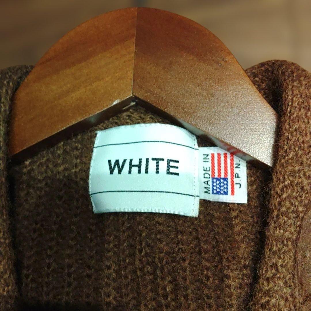 モヘアカーディガン　ブラウン