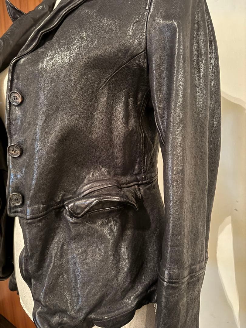 NEIL BARRETTブラックレザージャケット