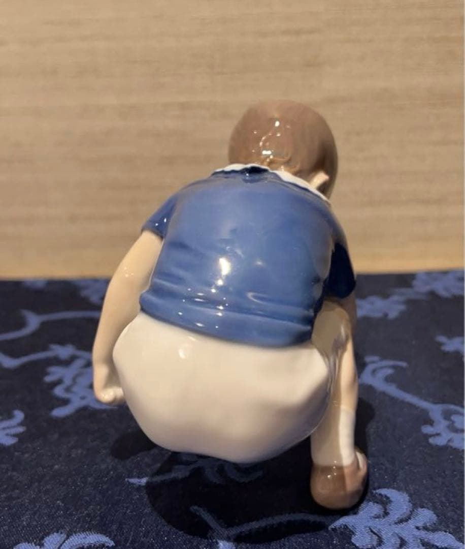 ロイヤルコペンハーゲン・フィギュリン　男の子　2点　セット