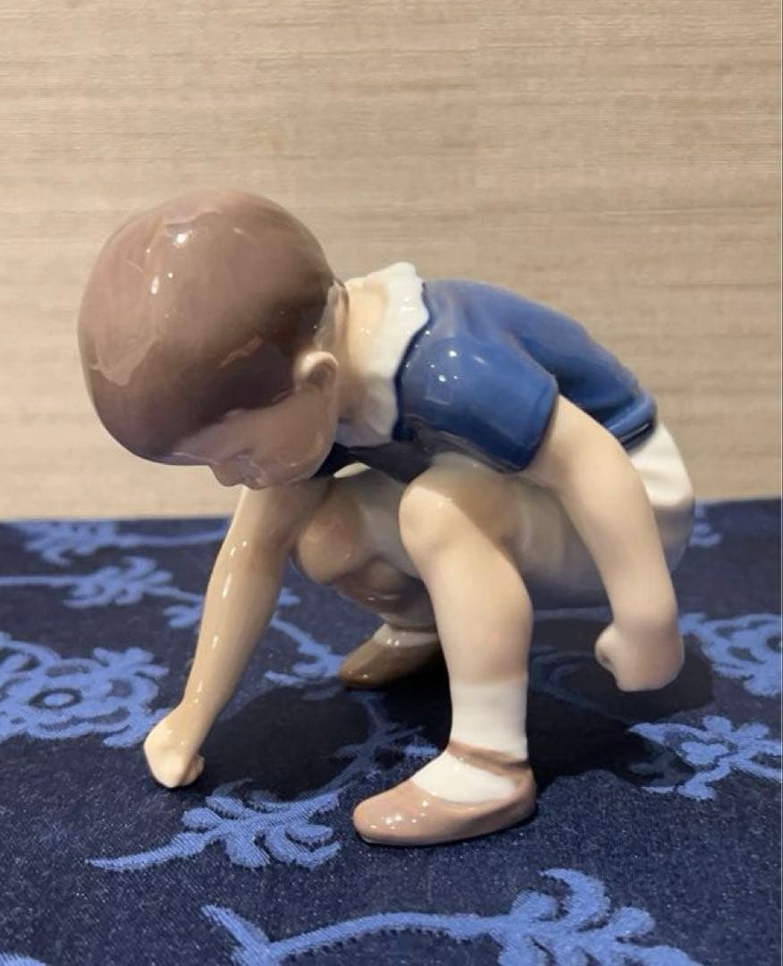 ロイヤルコペンハーゲン・フィギュリン　男の子　2点　セット