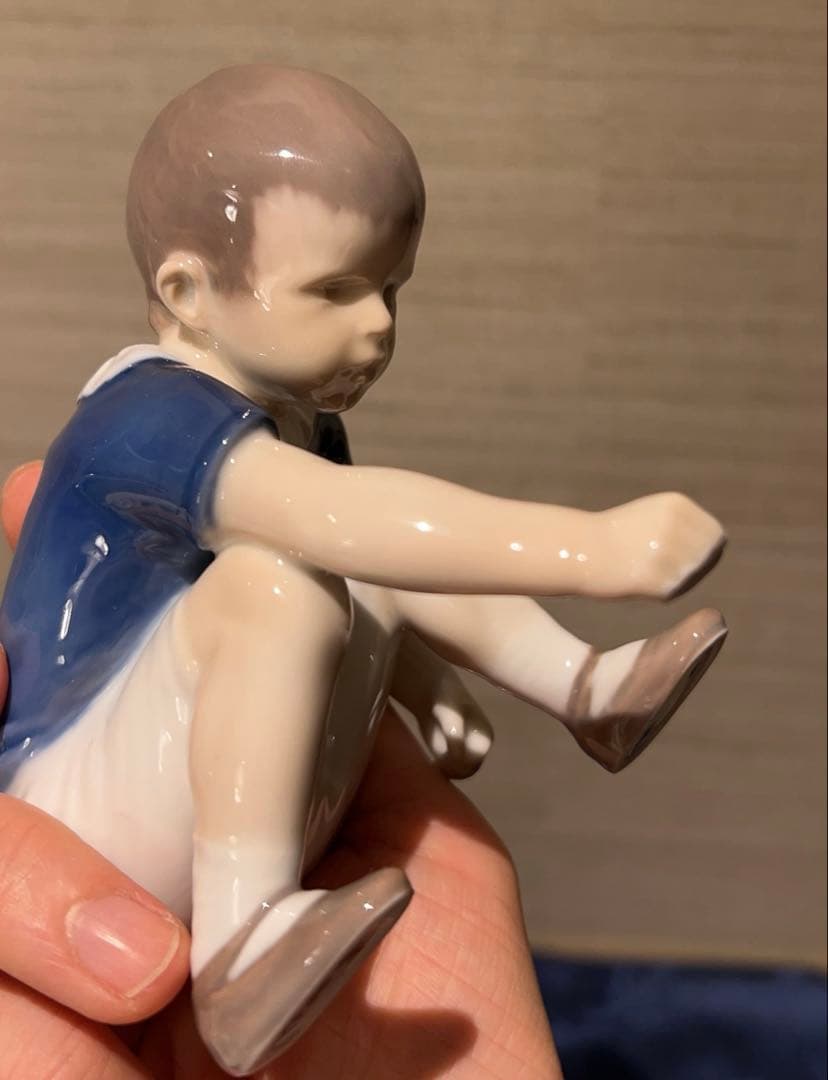 ロイヤルコペンハーゲン・フィギュリン　男の子　2点　セット