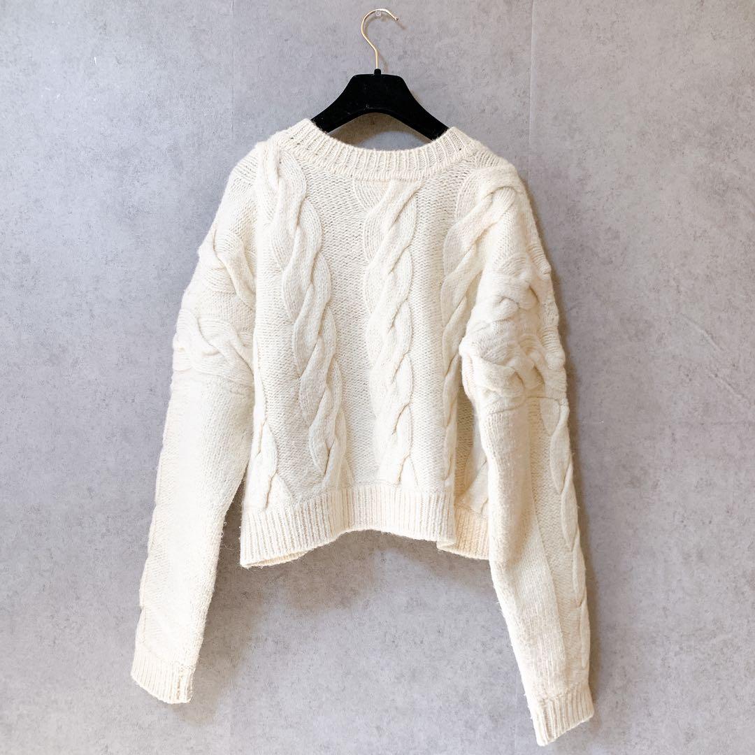 【美品】ヴィヴィアンウエストウッド レッドレーベル アルパカ混 ケーブルニット