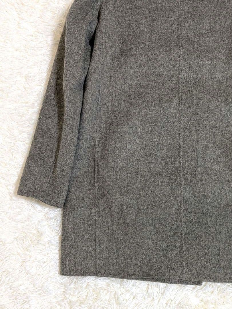 【美品】Theory セオリー ミドル丈リバーコート ダブルフェイス S