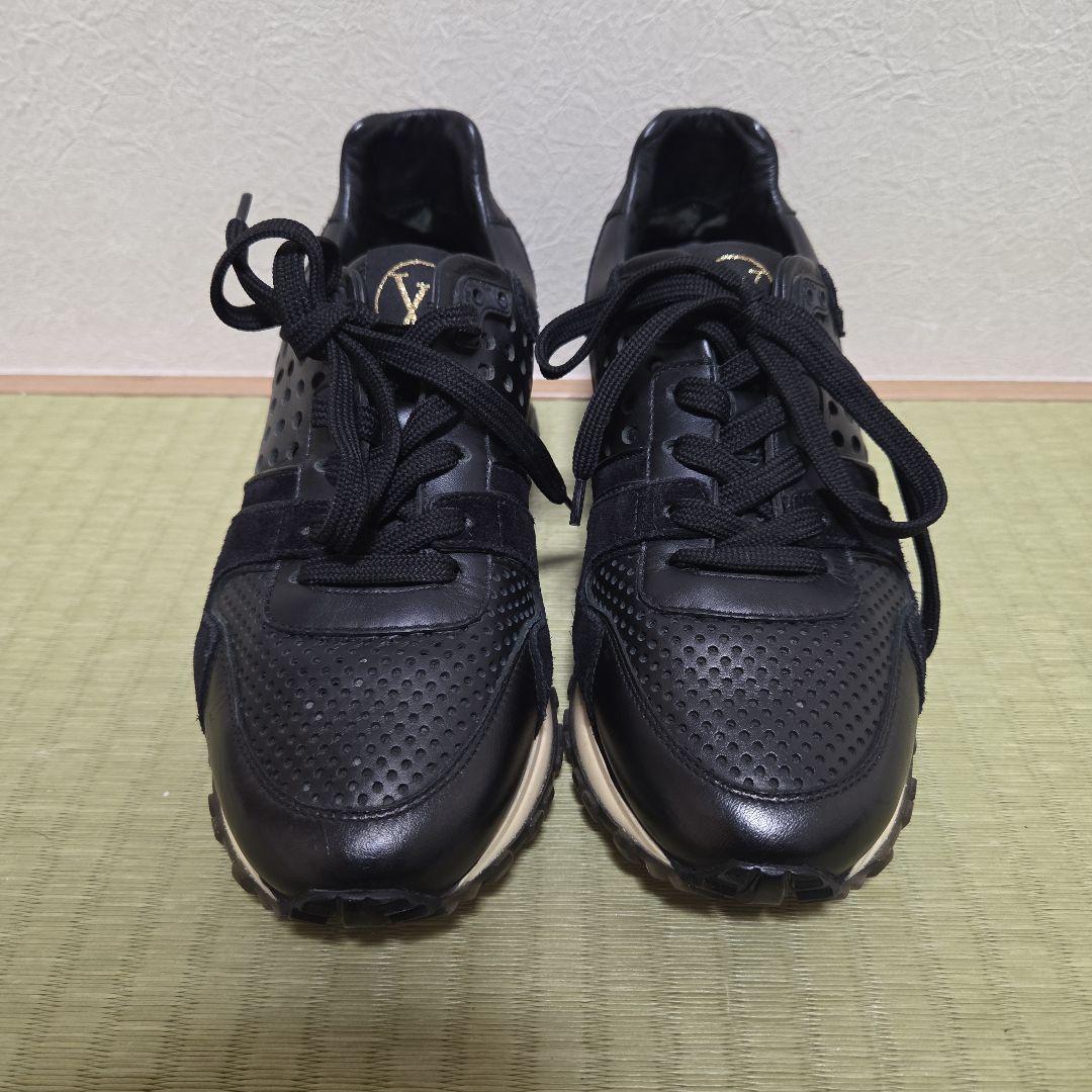 LOUIS VUITTON ランアウェイライン スニーカー レザー 22cm