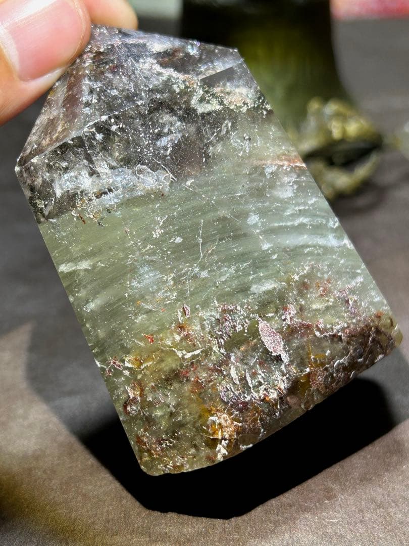 ⭐️別格高級品！帝王秘宝！ガーデンクォーツ　原石　六角柱