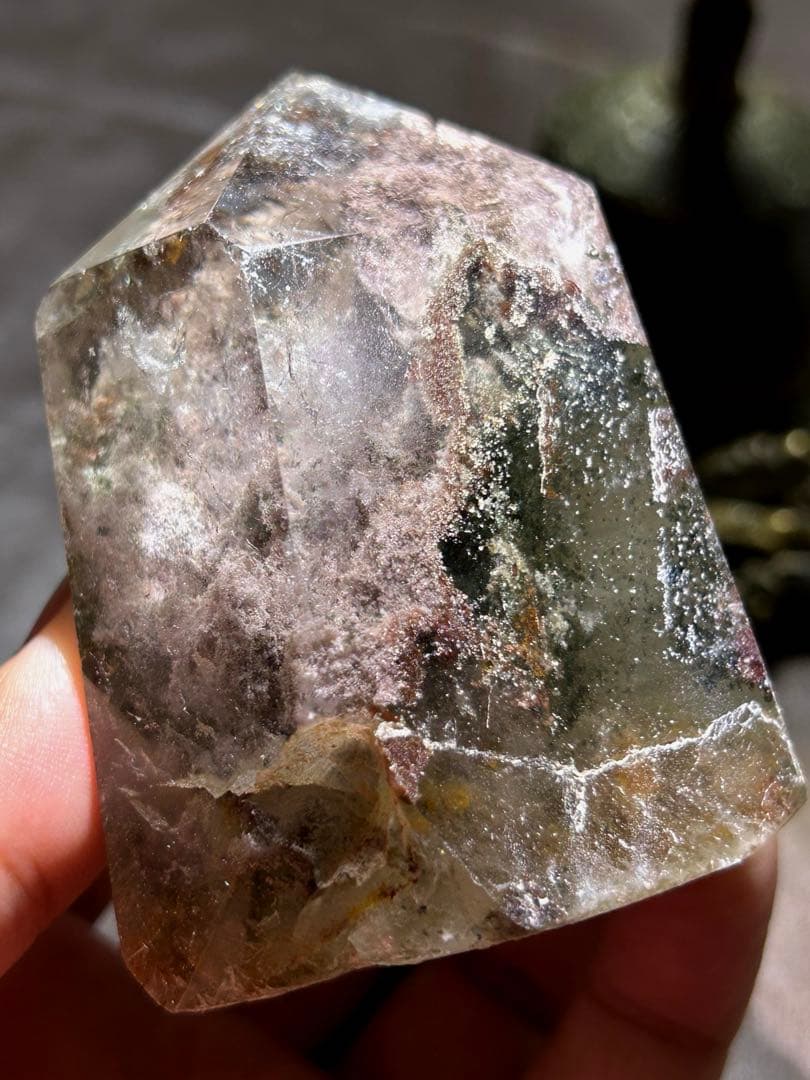 ⭐️別格高級品！帝王秘宝！ガーデンクォーツ　原石　六角柱