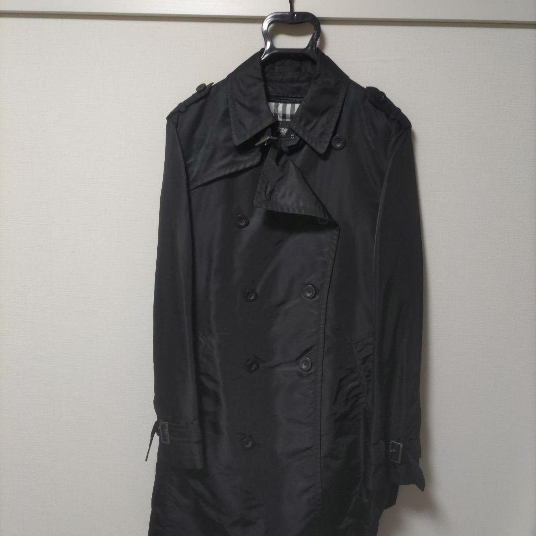 バーバリー　ブラックレーベル　トレンチコート　Lサイズ