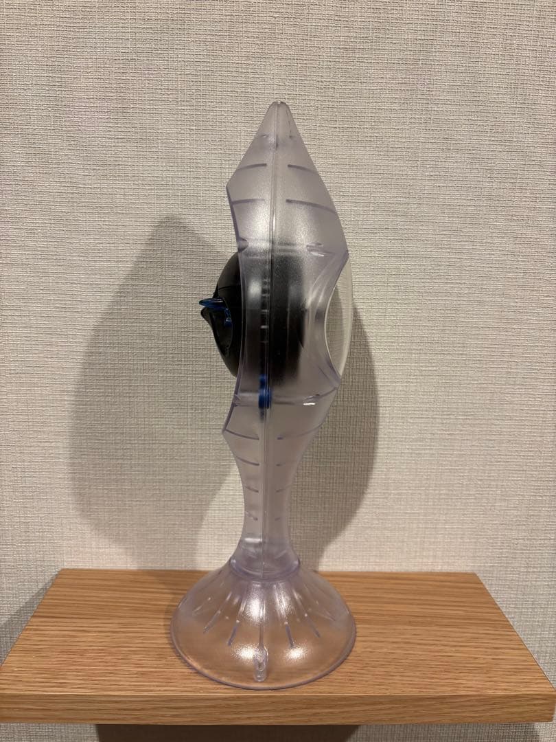 魚型 透明置時計