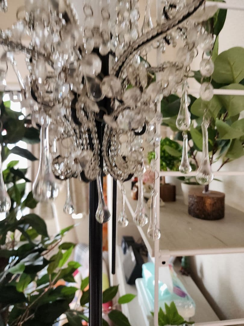 シャンデリアスタイル フロアスタンド 約160cm