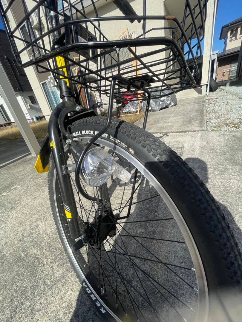 子供用自転車 黒と黄色 24インチ　へいぱぱさん専用