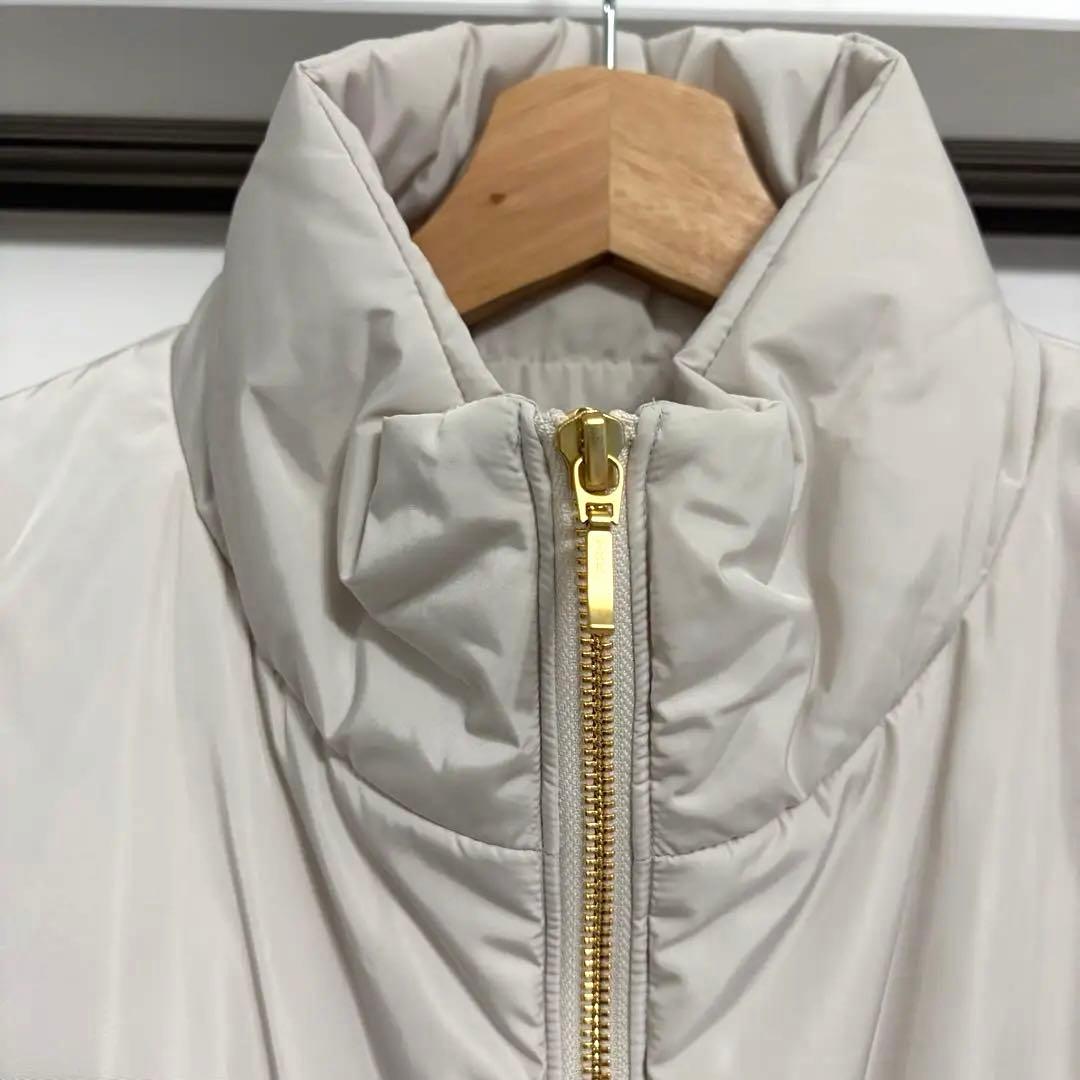 美品✨23区 ダウンベスト　ホワイト　38 中綿 パティング ベスト　洗える