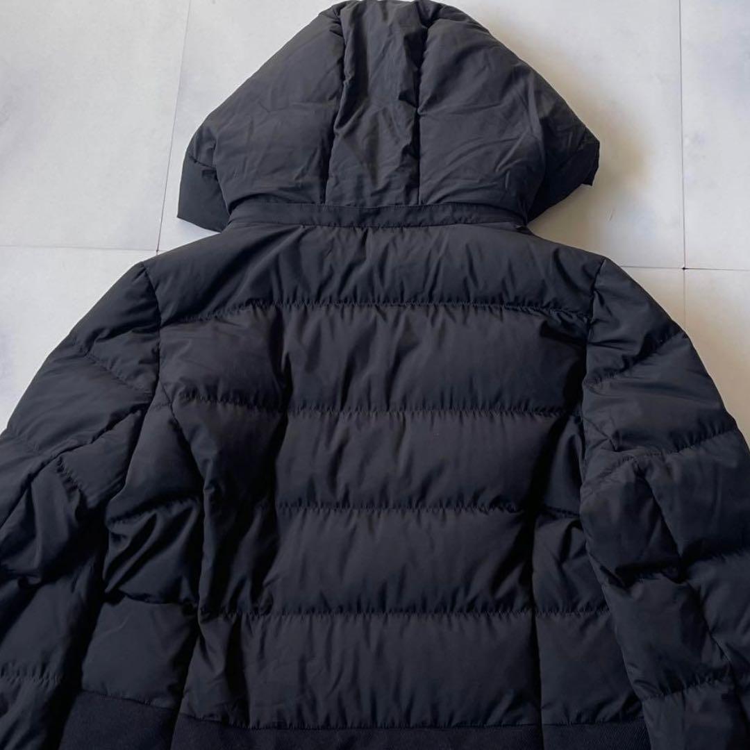 マッキントッシュフィロソフィー ダウンコート コンビロングダウン フード 黒 M