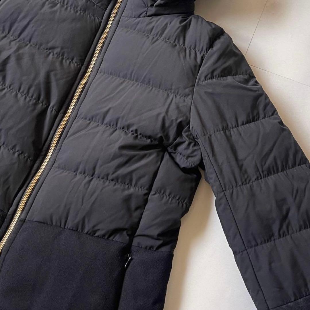 マッキントッシュフィロソフィー ダウンコート コンビロングダウン フード 黒 M