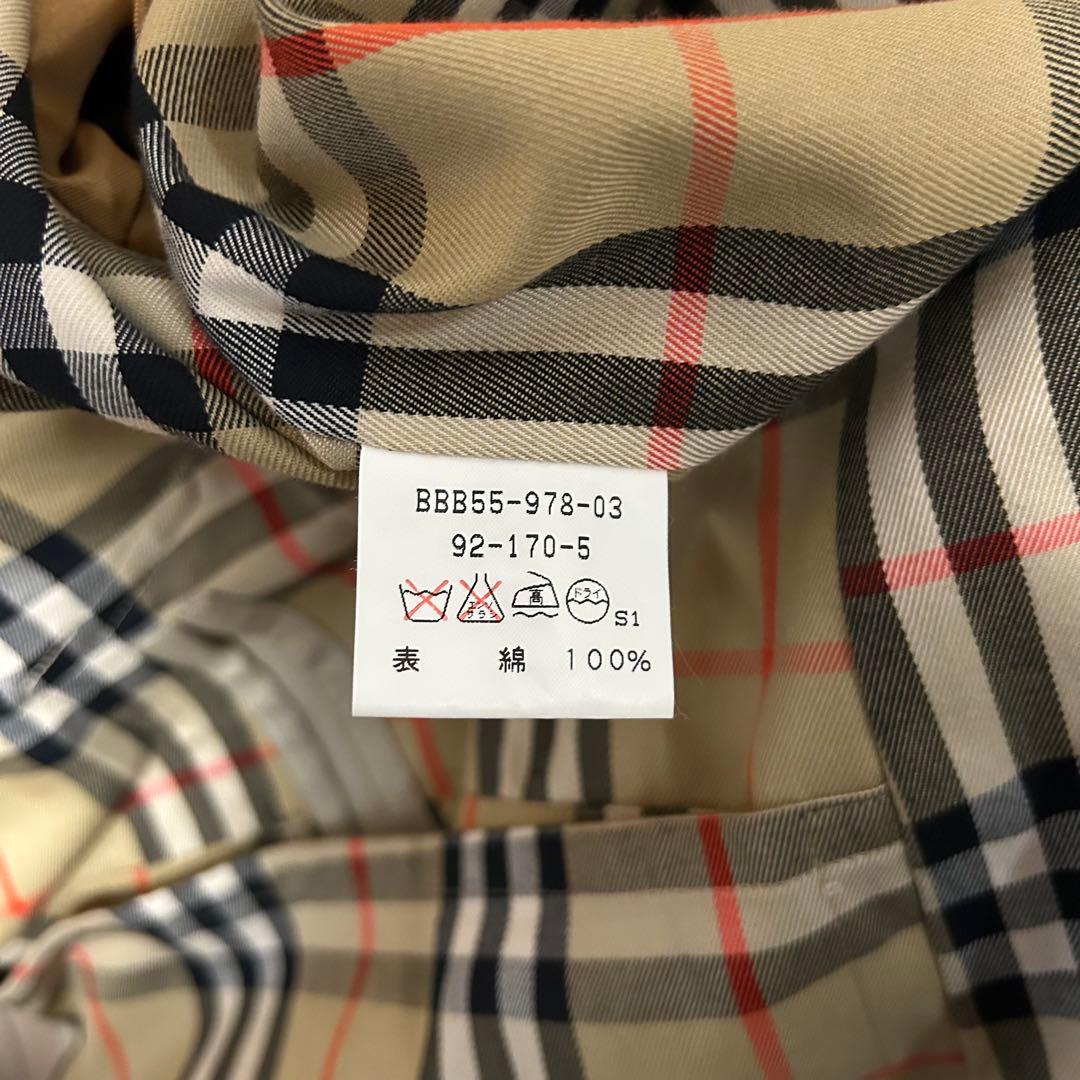 BURBERRY LONDONノバチェック ライナー付ステンカラーコート着脱式