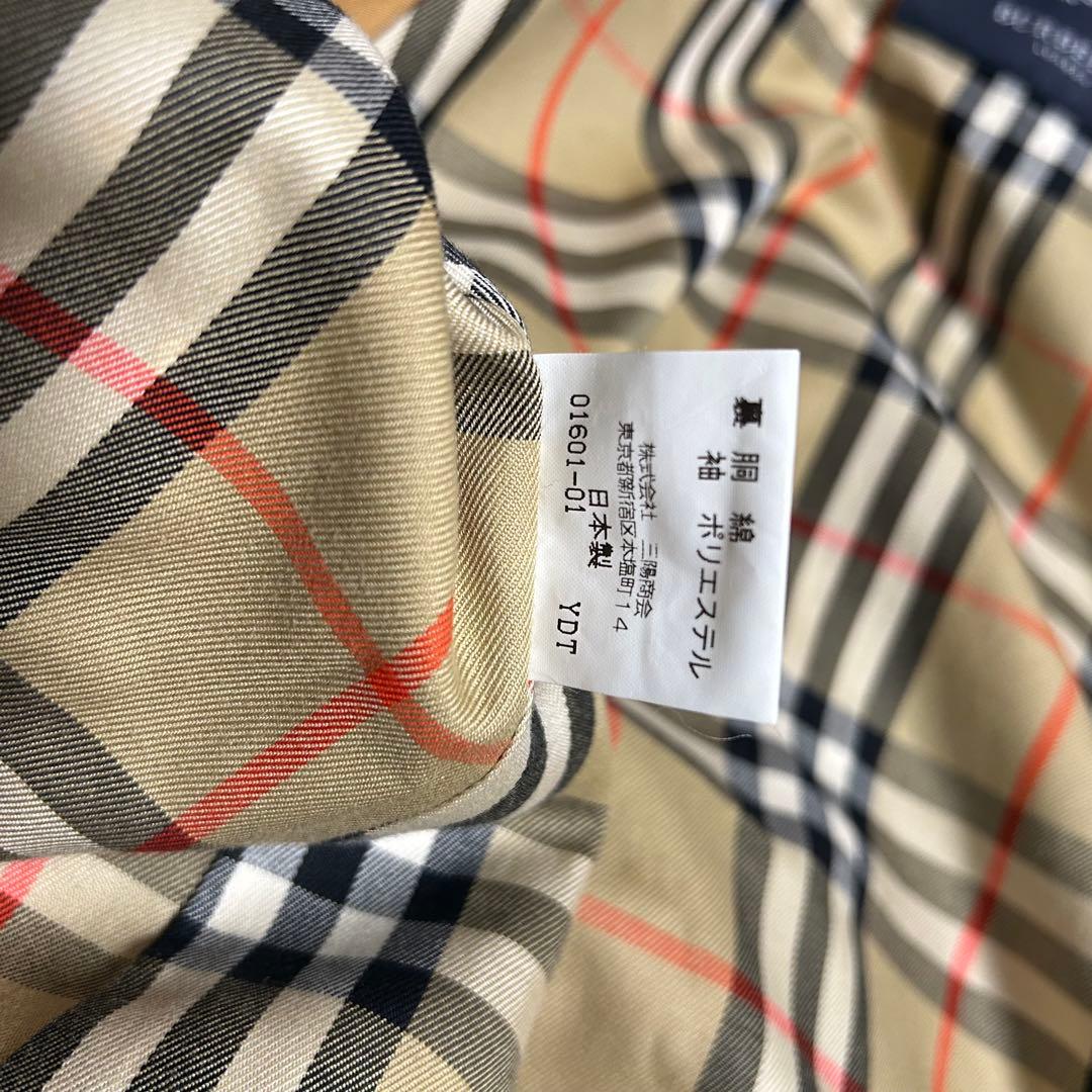 BURBERRY LONDONノバチェック ライナー付ステンカラーコート着脱式