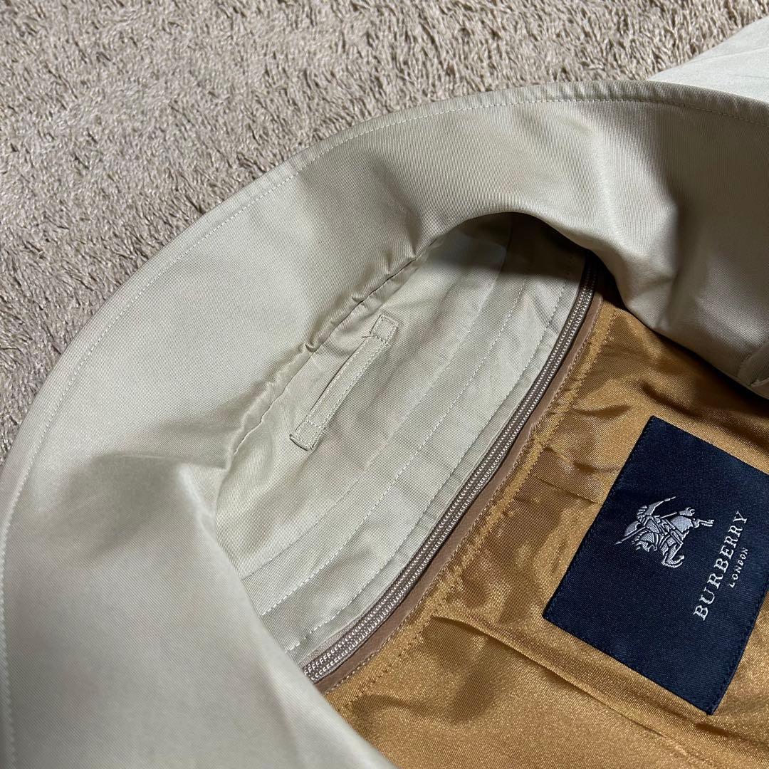BURBERRY LONDONノバチェック ライナー付ステンカラーコート着脱式