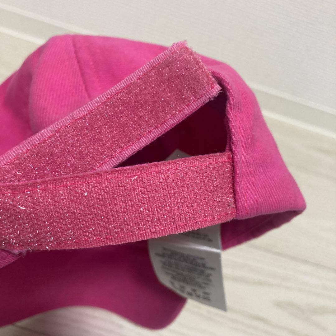 ✨極美品✨BALENCIAGA　キャップ　L58　新ロゴ　マジックテープ　ピンク