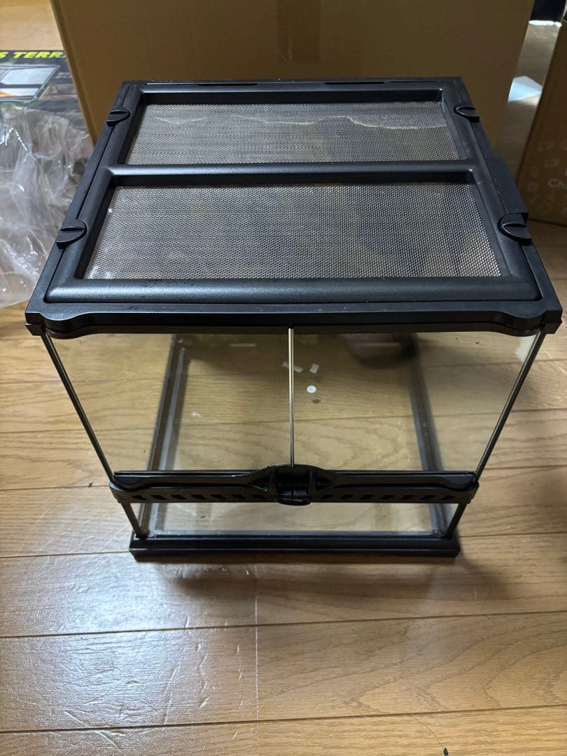 エキゾテラ グラステラリウム 3030 爬虫類飼育用ケージ パネルウォーマー付