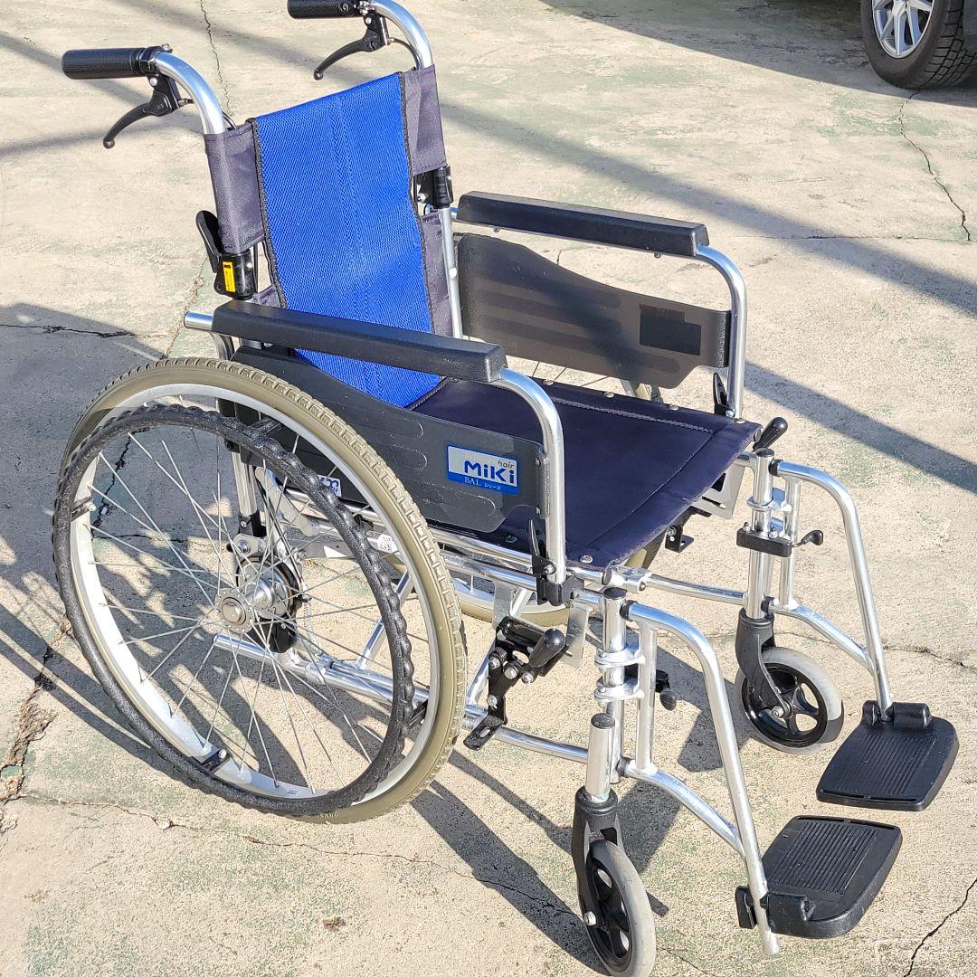 タカシ ミキ 自走式車椅子 BAL-3 ブルーメッシュ 座幅400mm
