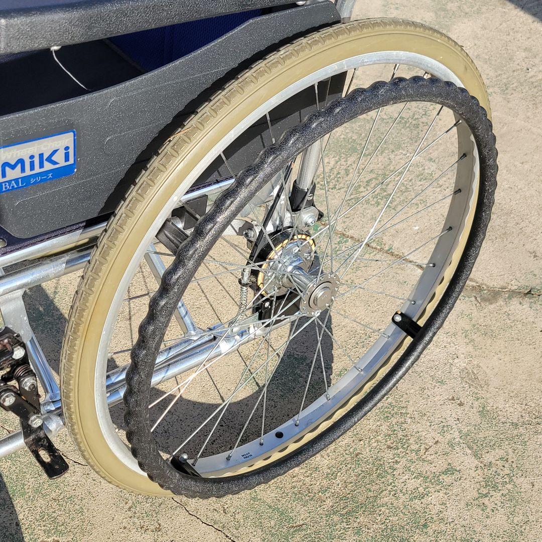 タカシ ミキ 自走式車椅子 BAL-3 ブルーメッシュ 座幅400mm