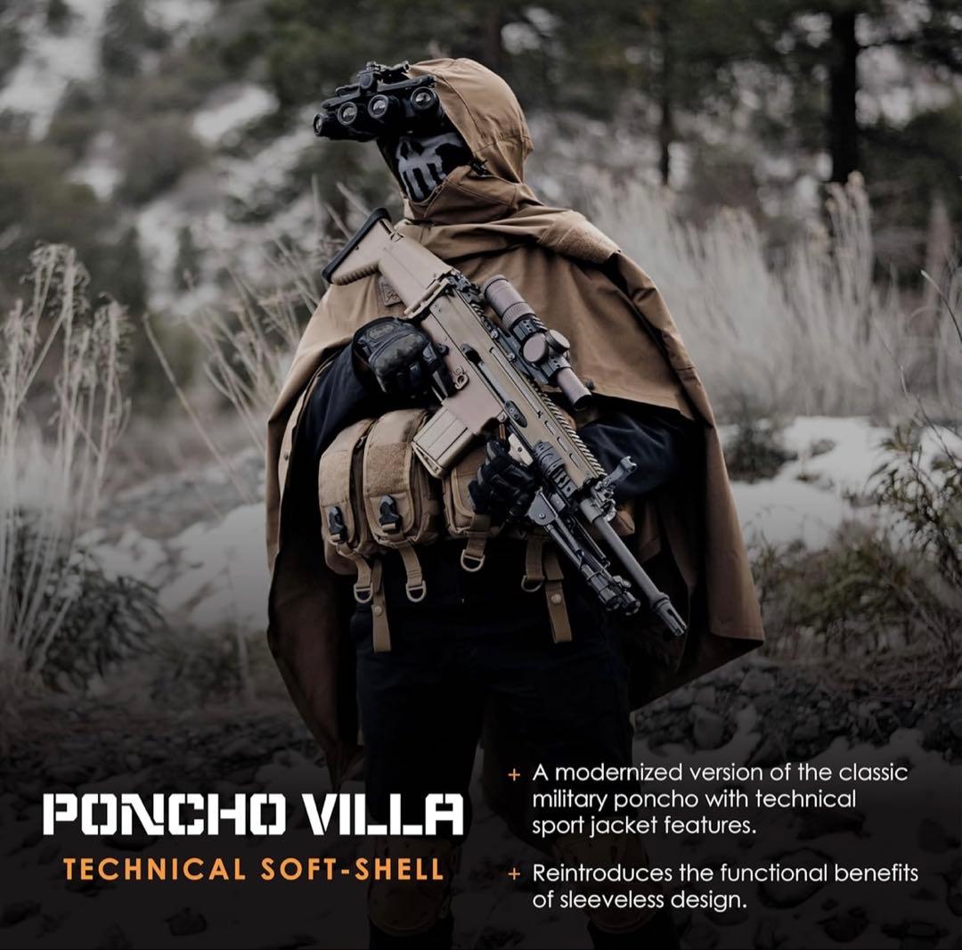 HAZARD4 タクティカル　ポンチョ　コヨーテ