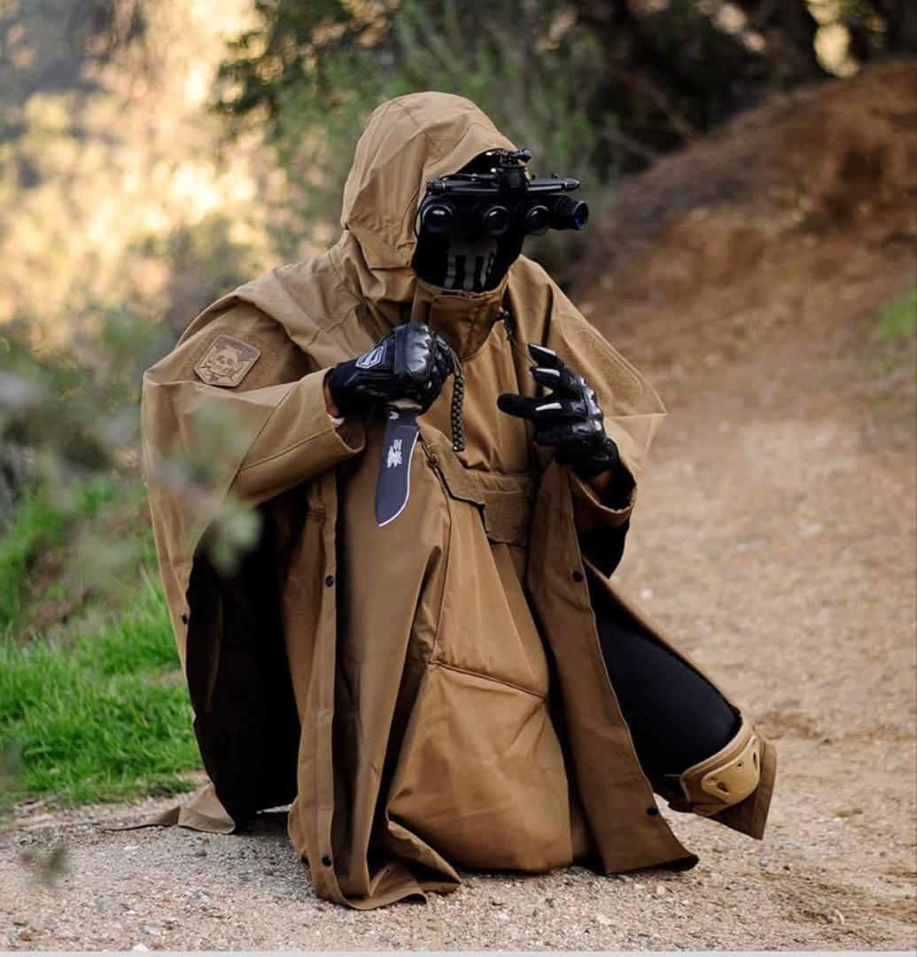 HAZARD4 タクティカル　ポンチョ　コヨーテ