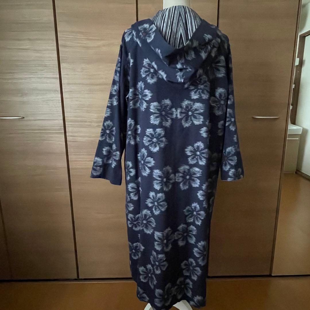 【Yukkorin45です】　久留米絣　フード付き コート