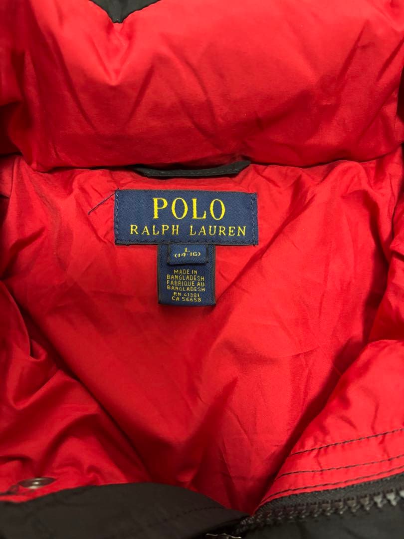 POLO RALPH LAUREN ダウンダウンジャケット　黒　ラルフローレン