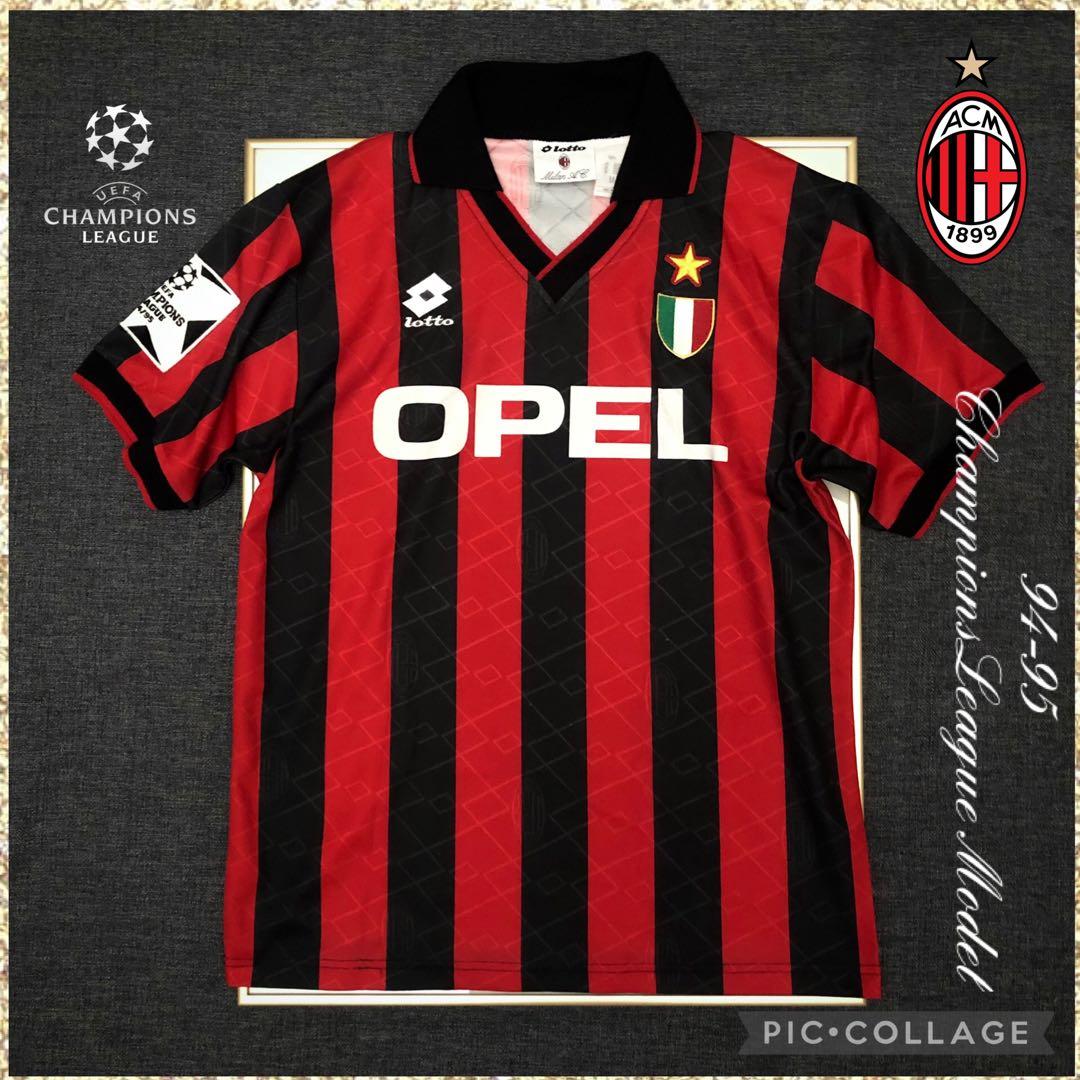 ウェア AC MILAN 94/95 CHAMPIONS LEAGUE Model