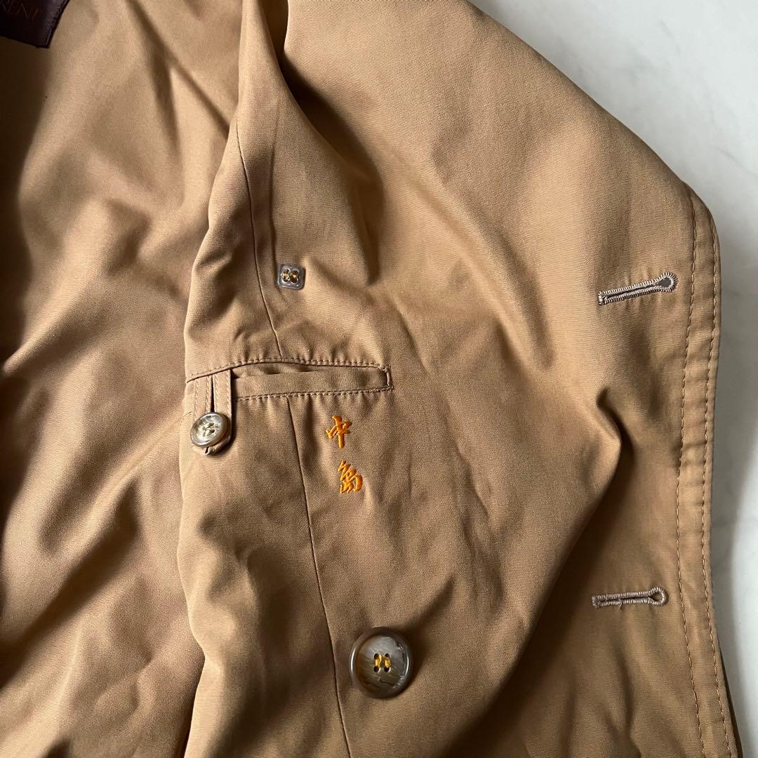 着丈116 イヴサンローラン トレンチコート ロング マキシ ブラウンベルト L