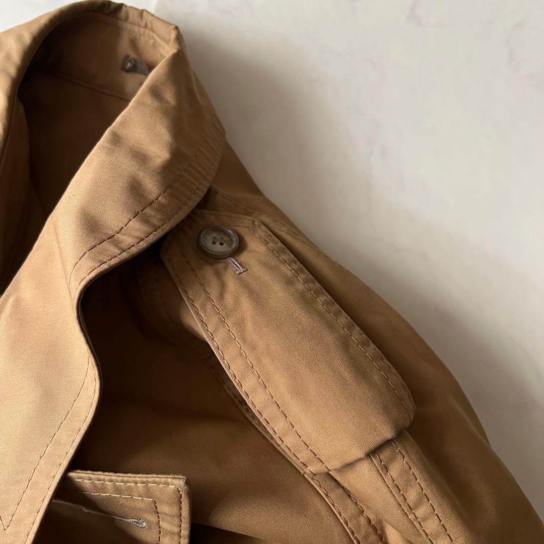 着丈116 イヴサンローラン トレンチコート ロング マキシ ブラウンベルト L