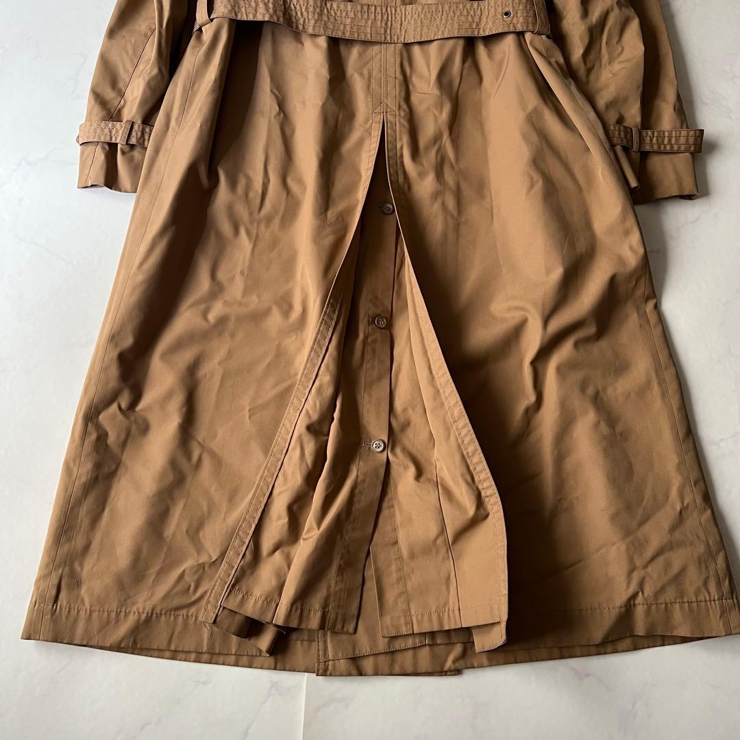 着丈116 イヴサンローラン トレンチコート ロング マキシ ブラウンベルト L