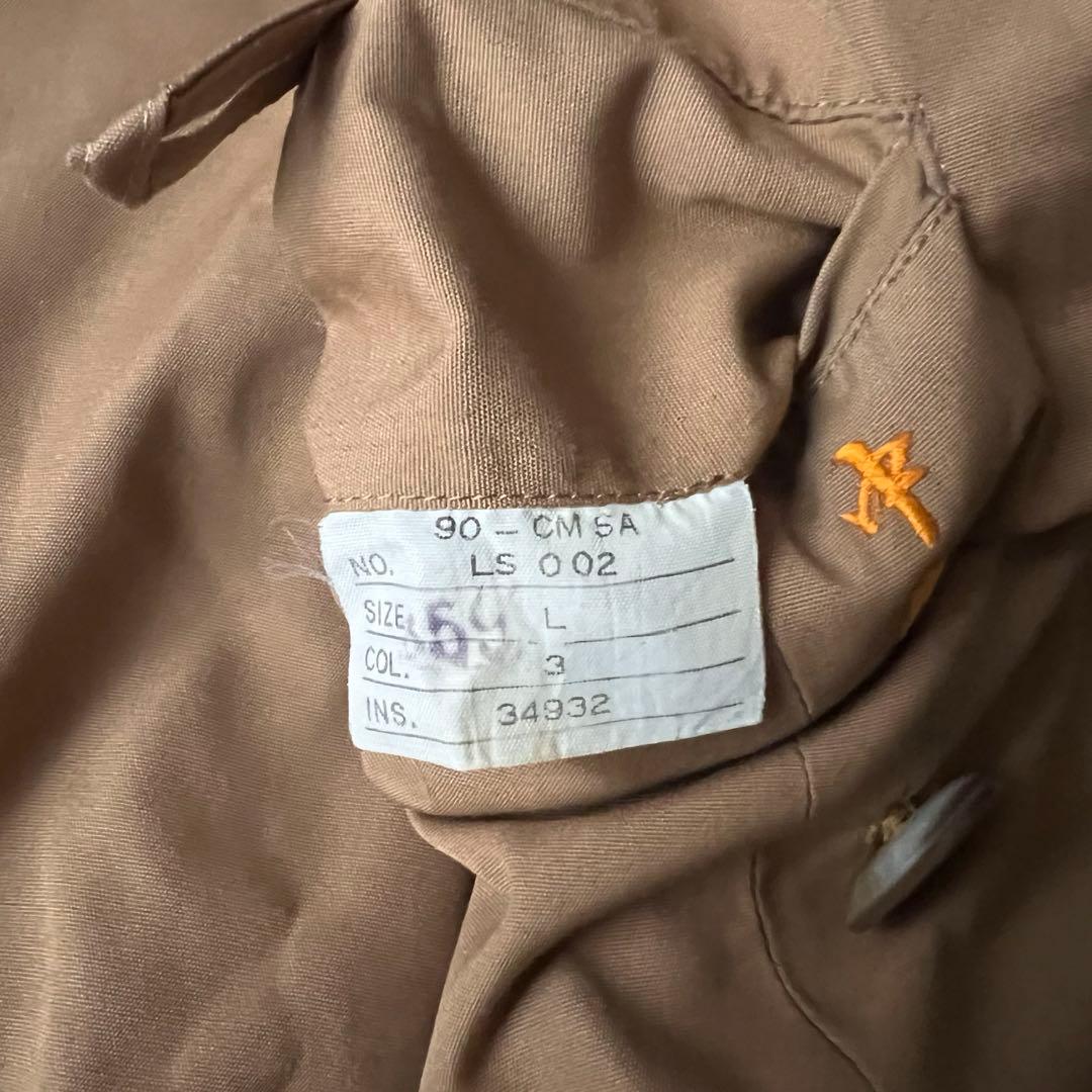 着丈116 イヴサンローラン トレンチコート ロング マキシ ブラウンベルト L