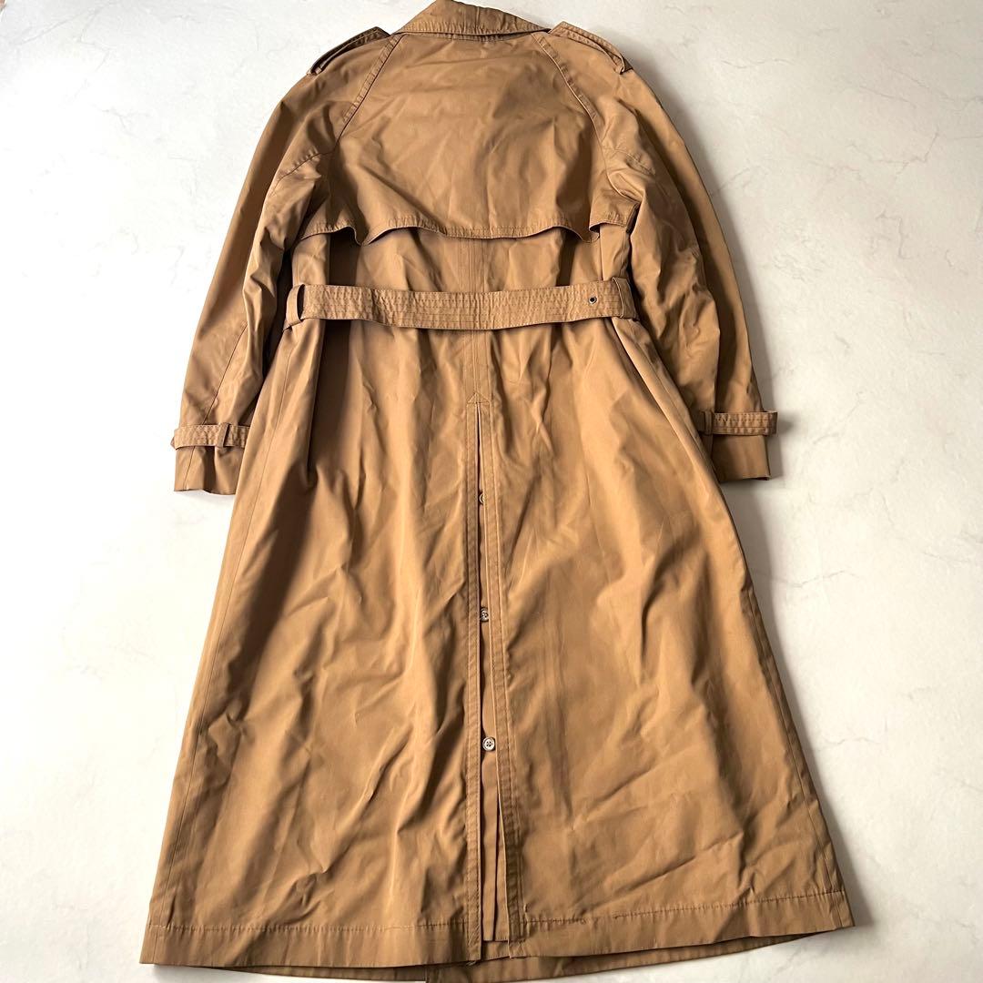 着丈116 イヴサンローラン トレンチコート ロング マキシ ブラウンベルト L