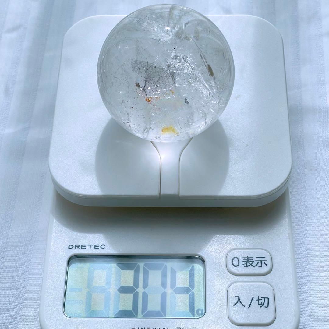 レインボー&ライモナイト✨ブラジル産天然水晶スフィア