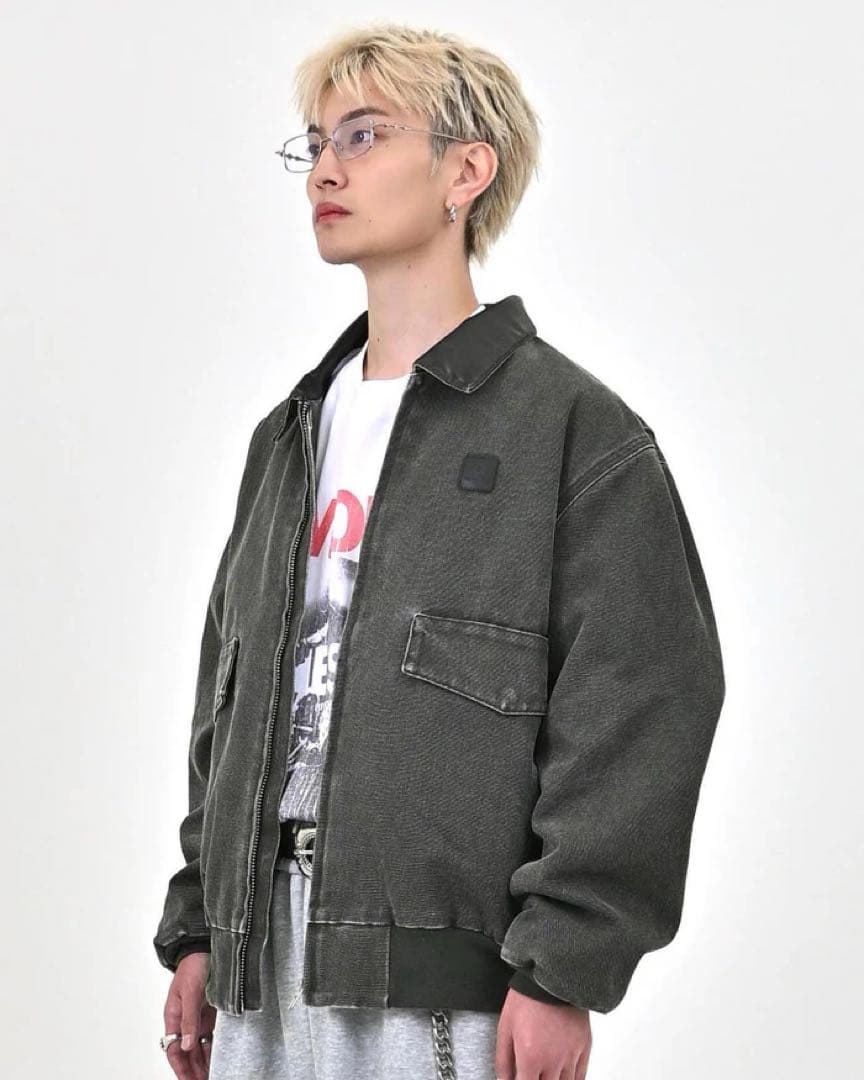 【SALE】L2139レザーカラーデトロイトジャケットL（beige）地底人