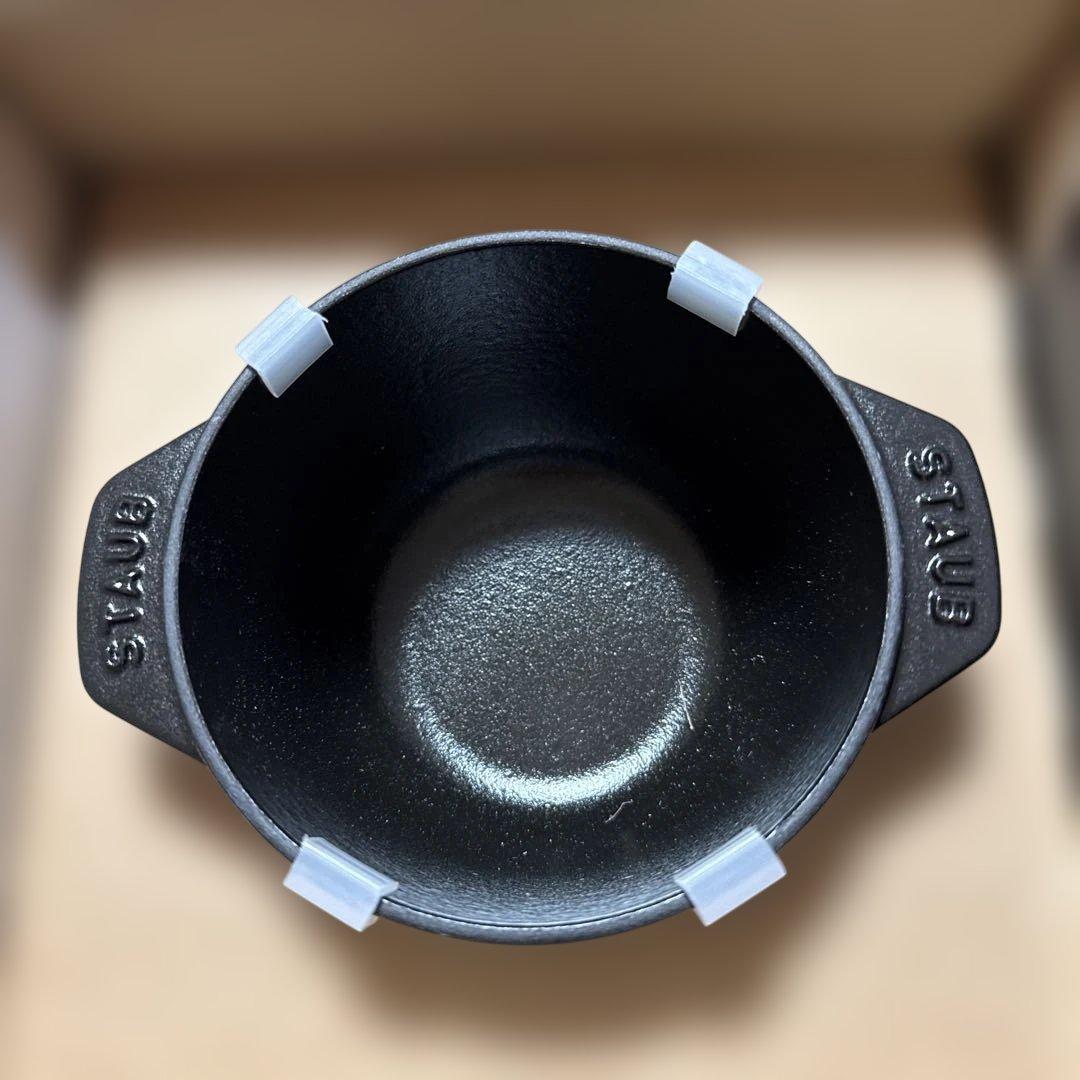 【値下げ】　STAUB ストウブ ラ・ココット デ ゴハン ブラックS