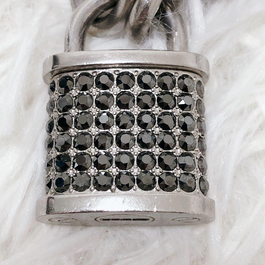 ヴィヴィアンウエストウッド　パドロック　南京錠　ラインストーン　キーホルダー