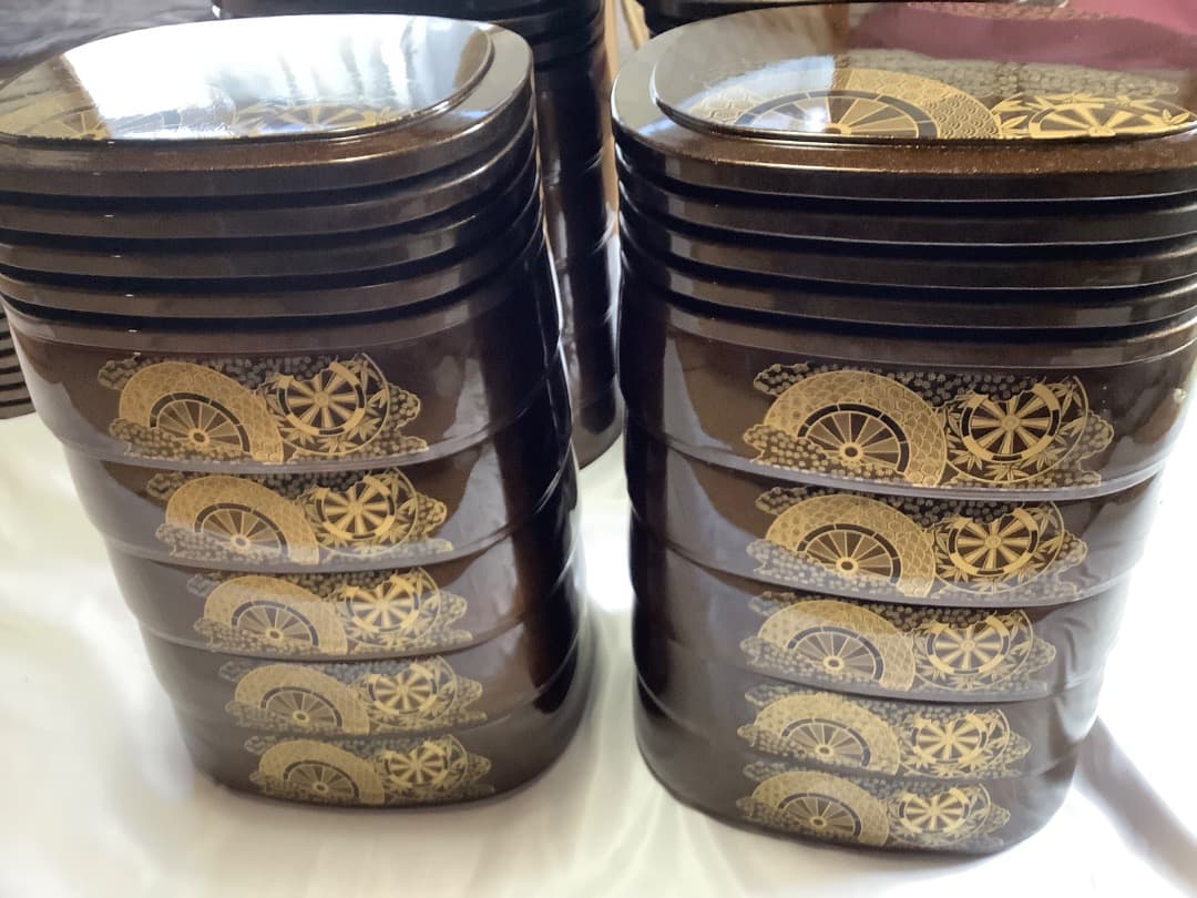 業務用‼️ 寿司桶 20セット　寿司　皿　蓋付き フタ 昭和レトロ