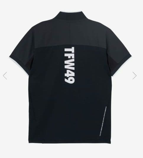 メンズウェア TFW49 HALF ZIP COLLARLESS POLO