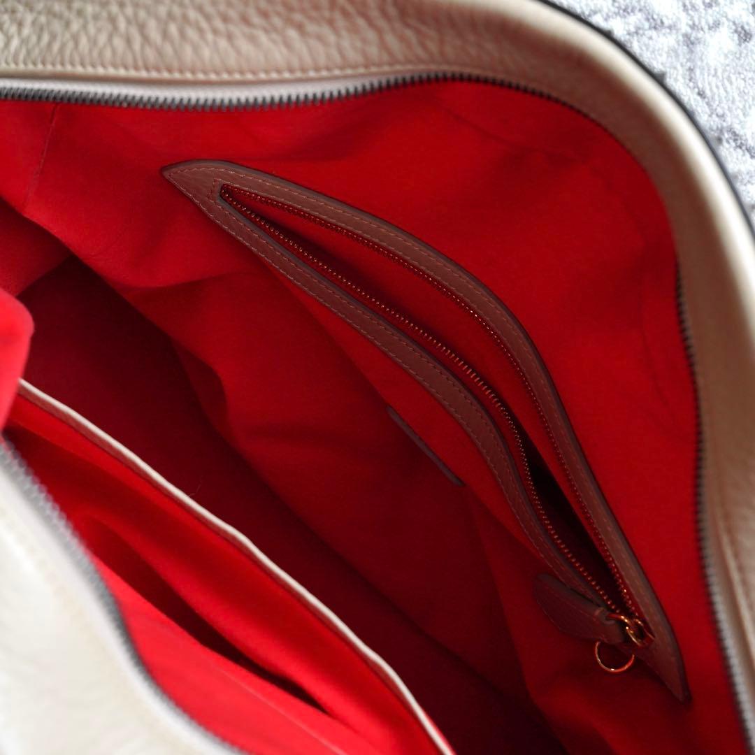 Christian Louboutin ボストンバッグ ベージュ ショルダー紐