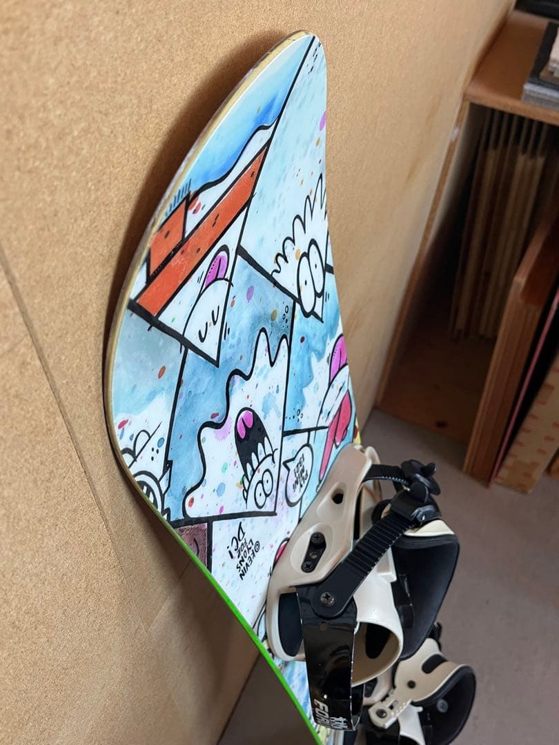 DC スノーボード 130センチ　ビンディングセット