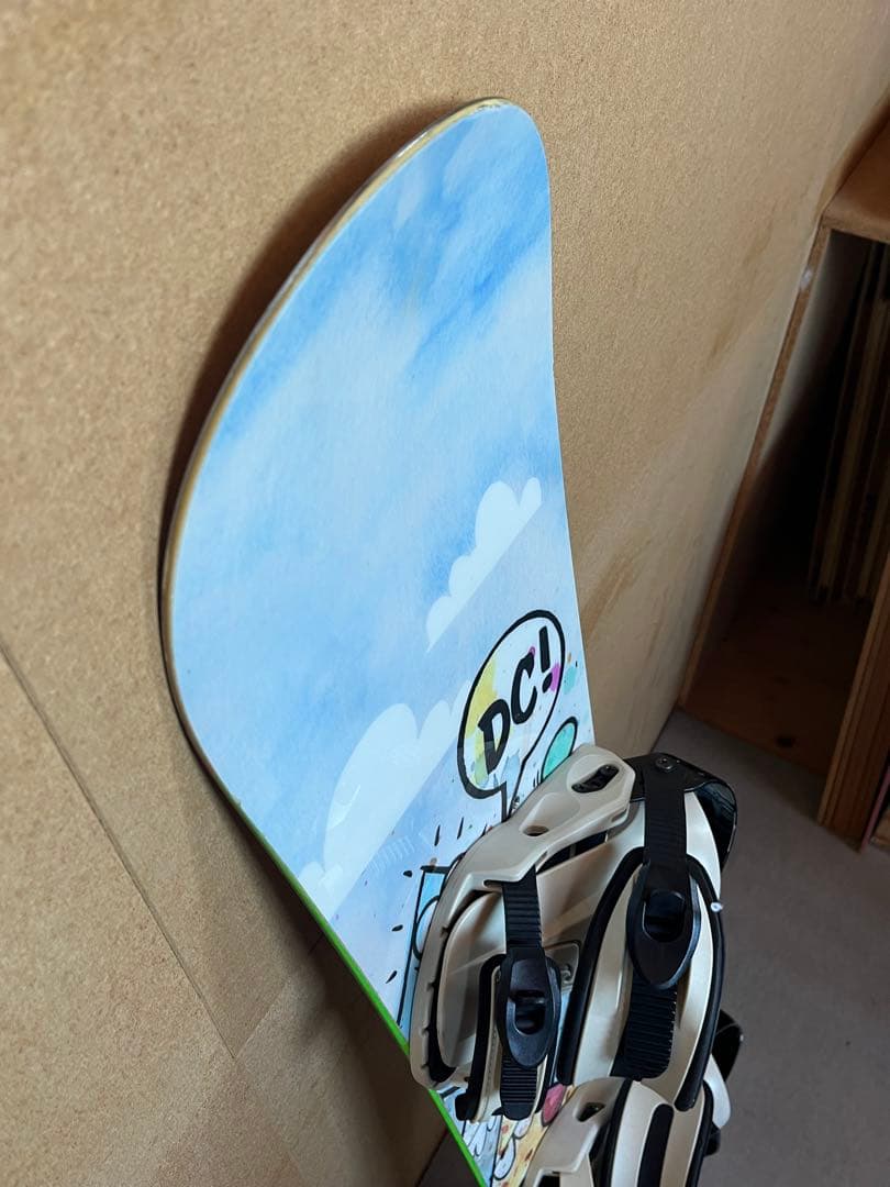 DC スノーボード 130センチ　ビンディングセット