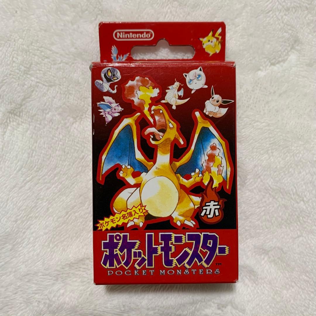 ポケットモンスター　ポケモン　トランプ　赤