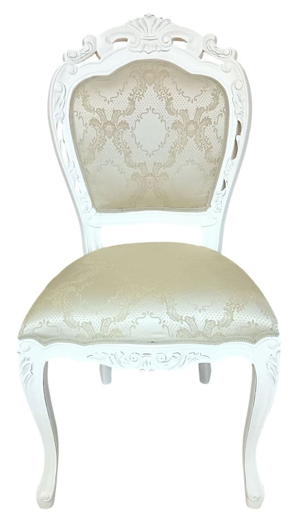 フランシスカチェアー 肘なし アンティーク調　猫脚　椅子