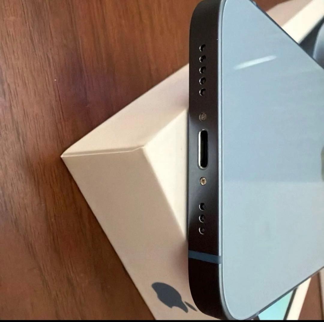 iPhone14 SIMフリー ブルー　256GB フィルム　ケース付き