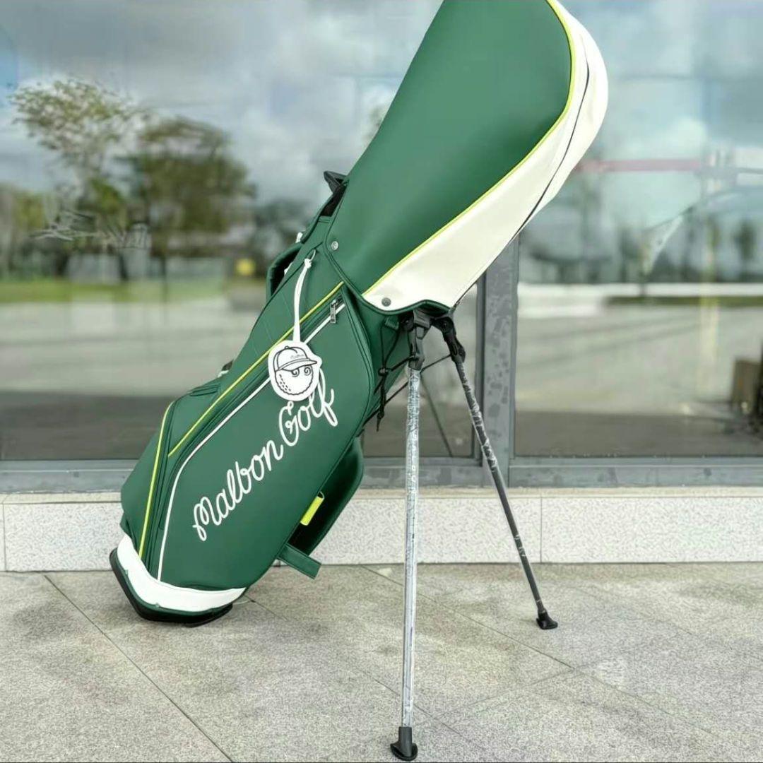 malbon golf マルボン キャディバッグ 新品 人気 グリーン