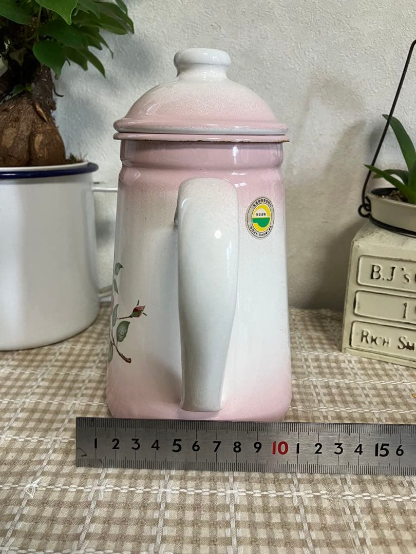 ② 協和工業 KYOWA 日本製 ホーローポット スカーレットローズ